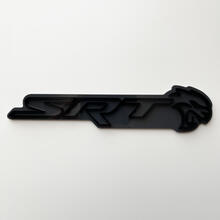 SRT 3D Badge Grey vs Black Fender Badges Emblem 4