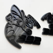 Hornet Bee 392 3D Badge Grey vs Black Fender Badges Emblem 2