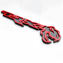 TRX 3D Badge Black vs Red Fender Badge Emblem 3