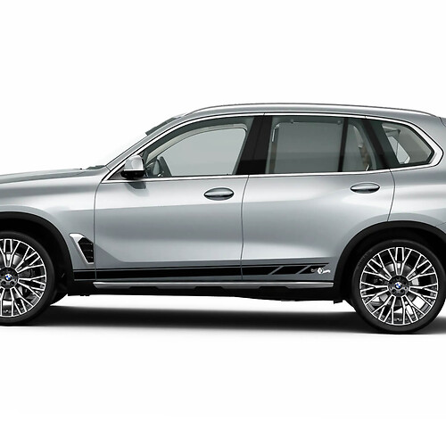 Strobe Side Stripe Sticker Decal Kit for BMW X5 G05 – Custom Vinyl Graphics 2