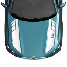 BMW X5 G05 Hood Accent Custom Stripes Decal Stickers 2