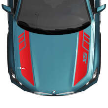 BMW X5 G05 Hood Accent Custom Stripes Decal Stickers 3