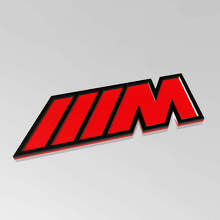 M Style 3D Fender Badge Emblem for BMW Models _4