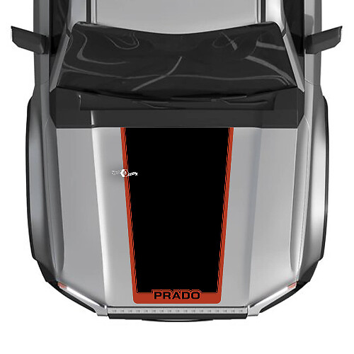 2024 Toyota Land Cruiser Prado Hood Decals Vinyl Graphic Sticker 2 Colors