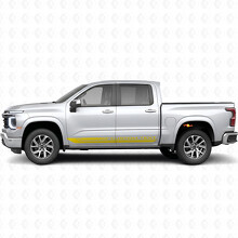 Custom Text Frame Door & Rocker Panel Vinyl Stripes for Chevrolet Silverado 1500 Next Generation 2027_3