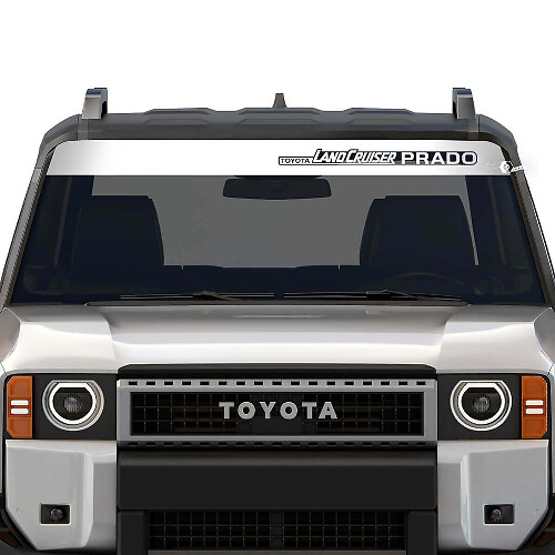 Windshield Banner Graphic Vinyl Sticker Decal For Toyota Land Cruiser Prado