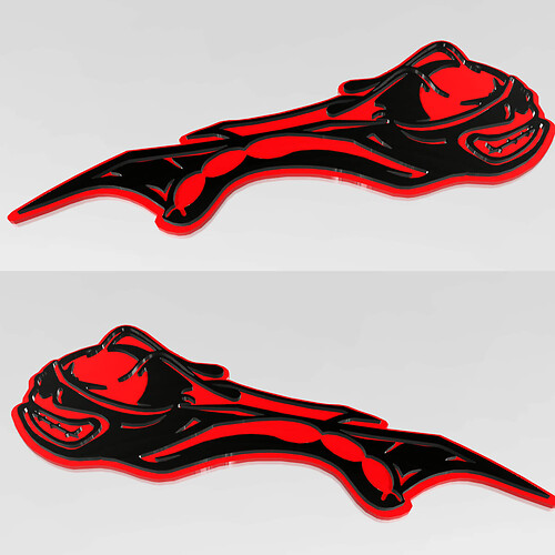 Scatpack Bee 3D Badge - Custom Fender Emblem for Dodge Charger & Challenger 1