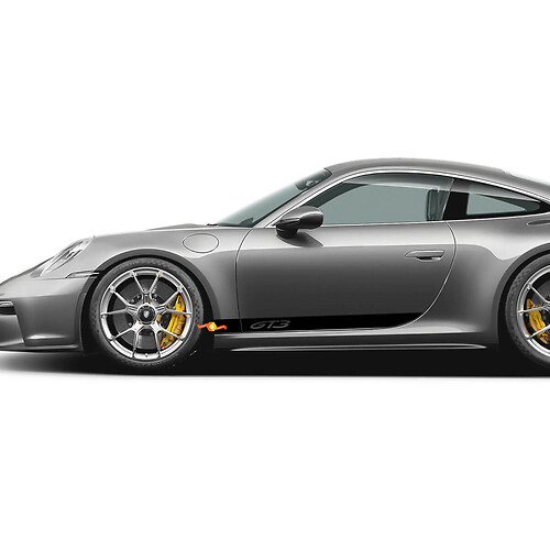 Porsche 911 GT3 Side Logo Decal Sticker - Custom Vinyl Graphics 2