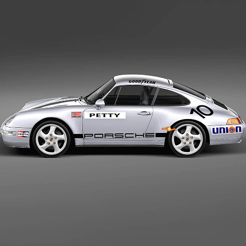 IROC Style Racing Vinyl Decal Set for Porsche 911