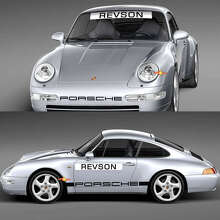 1974 Porsche 911 Racing Sticker Decal Set - Classic Vinyl Graphics for Restoration and Customization 3 2