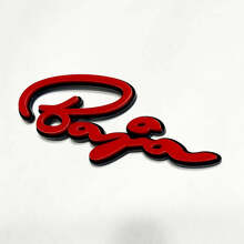 Baja Script 3D Fender Badge Emblem for Musclecar truck_8