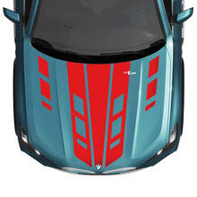 BMW X5 G05 Hood Accent Custom Stripe Decal Stickers 2 2