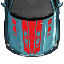 BMW X5 G05 Hood Accent Custom Stripes Decal Stickers 2 2