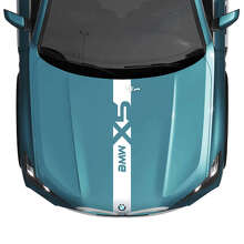 BMW X5 G05 Hood Central Custom Stripe Decal Stickers 3