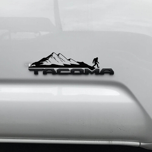 Mountain Sasquatch Badge Overlay Vinyl Decal for Toyota Tacoma 