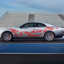 Side Tribal Vinyl Decal Stickers for Dodge Charger Electric 3