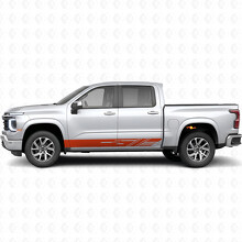 Diagonal Slot Door & Rocker Panel Vinyl Stripes for Chevrolet Silverado 1500 Next Generation 2027_4