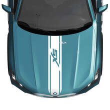 BMW X5 G05 Hood Custom Stripe Sticker Decal - Vinyl Graphics for a Sleek, Sporty Look 2