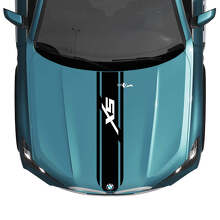 BMW X5 G05 Hood Custom Stripe Sticker Decal - Vinyl 2 colors 2
