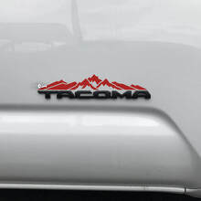 Mountains Over Badge Decal Sticker 2 For Toyota Tacoma  2