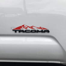 Mountains Over Badge Decal Sticker For Toyota Tacoma  2