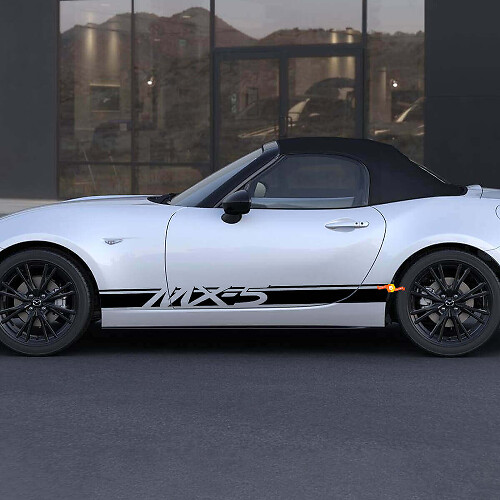 Mazda MX-5 Miata Side Stripe Decal Sticker - Custom Vinyl Sticker