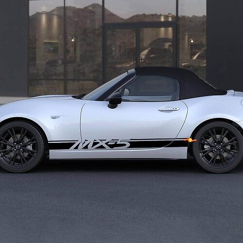 Mazda MX-5 Miata Side Stripe Decal Sticker - Custom Vinyl Sticker