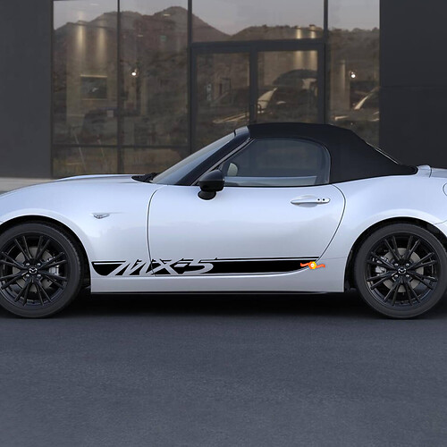 Mazda MX-5 Miata Side Stripe Decal Sticker - Vinyl Sticker