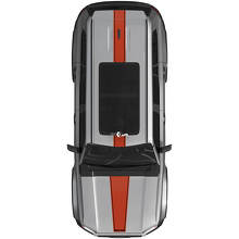 Toyota Land Cruiser Prado Hood and Roof Stripes Rally Decals Sticker - Vinyl Graphic Kit 2 2