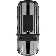 Toyota Land Cruiser Prado Hood and Roof Stripes Rally Decals Sticker - Vinyl Graphic Kit 2 3