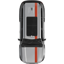 Toyota Land Cruiser Prado Hood and Roof Dual Stripes Rally Decals Sticker - Vinyl Graphic Kit 2