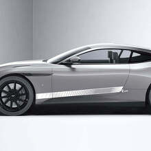 Perforated Side Doors Vinyl Stripes Decals Stickers For Aston Martin DB11  2