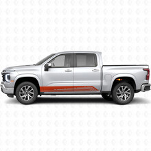 Parallel Contour Door & Rocker Panel Vinyl Stripes for Chevrolet Silverado 1500 Next Generation 2027_4