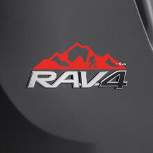 Bigfoot Mountain Rear Badge Vinyl Decal for Toyota RAV4_2