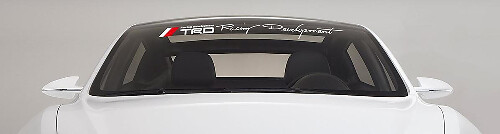 TRD Racing Development Windshield Vinyl Decal for Toyota Cars