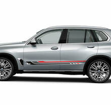 Side Accents M colors Stripes for BMW G05 X5 Side Doors Vinyl Decal Sticker 3