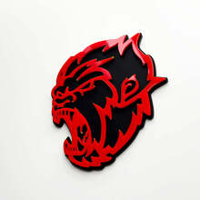 Angry Yeti Sasquatch Bigfoot 3D Fender Badges Emblem 2