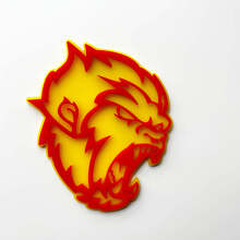 Angry Yeti Sasquatch Bigfoot 3D Fender Badges Emblem 2 4
