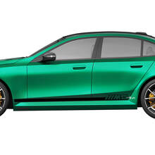 Side M5 Stripes Racing Decal Kit for BMW 5 Series G60 M5 G90 - SupDec Graphix Vinyl Stickers 3