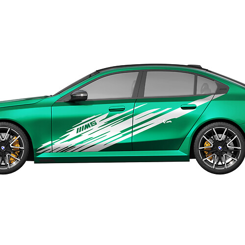 Side M5 Splash Racing Decal Kit for BMW 5 Series G60 M5 G90 - SupDec Graphix Vinyl Stickers