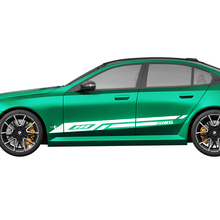 Side Modern Stripes Racing Decal Kit for BMW 5 Series G60 M5 G90 - SupDec Graphix Vinyl Stickers 2