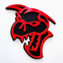 Demon 3D Badge Fender Badges Emblem 3