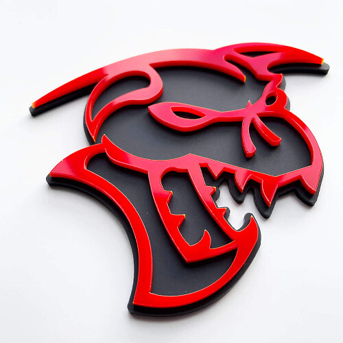Demon 3D Badge Fender Badges Emblem 2