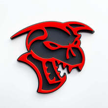 Demon 3D Badge Fender Badges Emblem 2 4