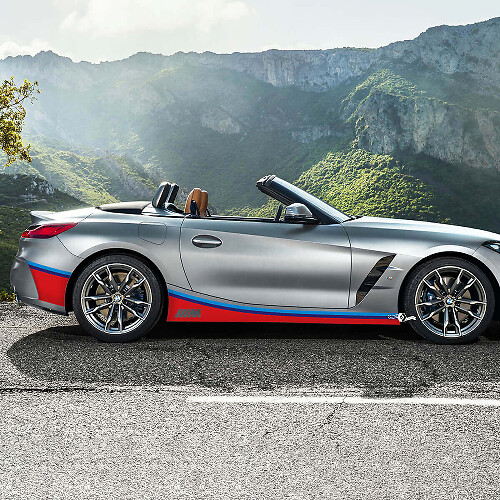 Triple M Style Side Stripes Vinyl Decals for BMW Z4