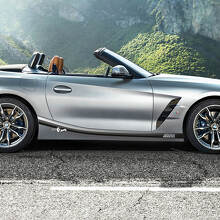 M-Style Rocker Panel Stripes Vinyl Decal Kit for BMW Z4_2