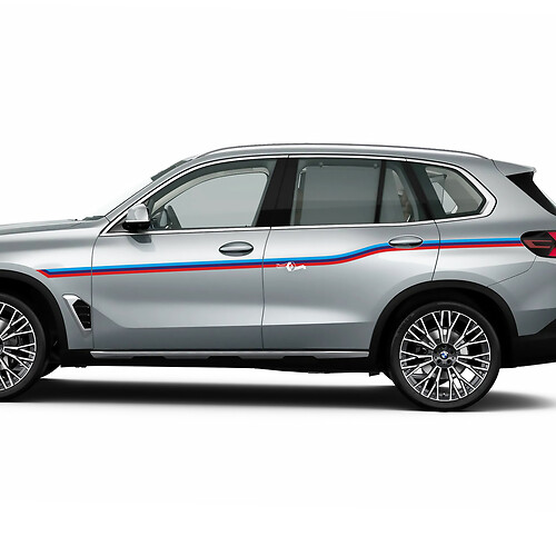 Accent M Racing Stripes Decal Stickers Kit for BMW X5 G05