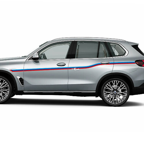 M-Style Racing Side Stripes Vinyl Decal Kit for BMW X5 G05