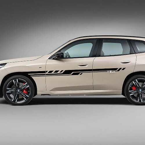 Side Door Stripes Decal Kit - Custom Vinyl Graphics 3 for BMW X3 G45 G01 or F25