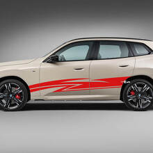 Side Door Tribal Decal Kit - Custom Vinyl Graphics for BMW X3 G45 G01 or F25 4